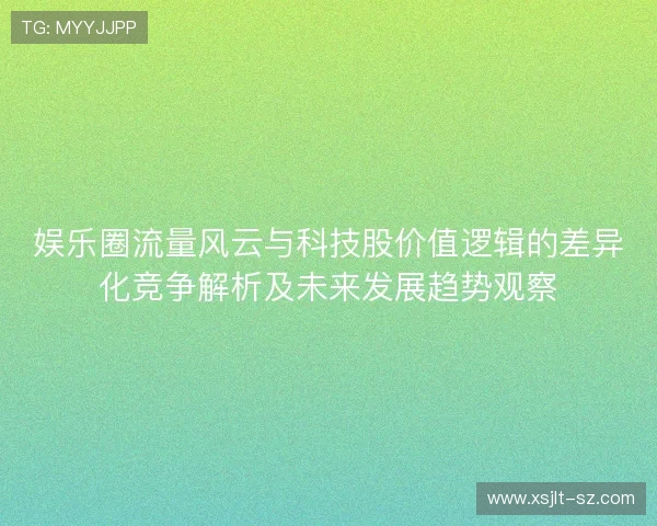 娱乐圈流量风云与科技股价值逻辑的差异化竞争解析及未来发展趋势观察
